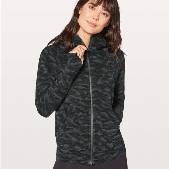 Lululemon camo scuba jacket - Picture 1 of 4